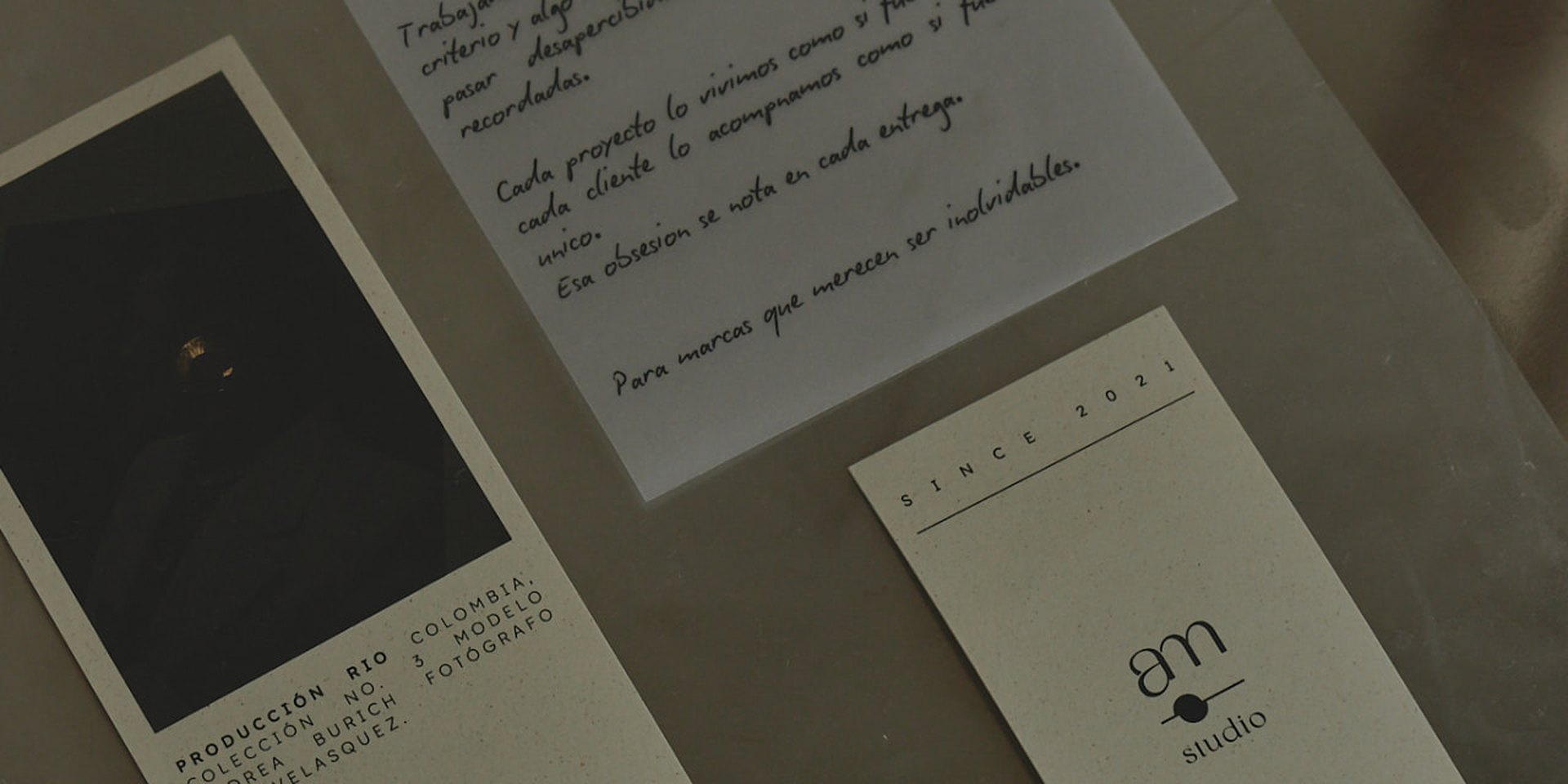 AM Studio — servicios de dirección visual